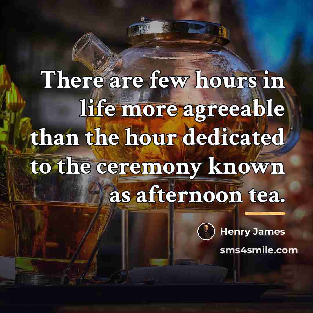 “There are few hours in life more agreeable than the…” quote by Henry James