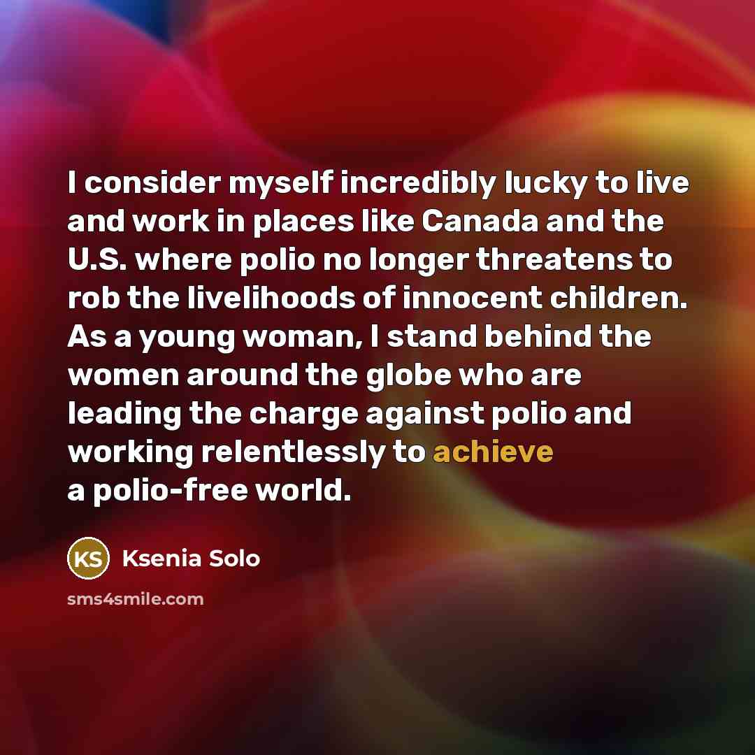 “I consider myself incredibly lucky to live and work in…” quote by Ksenia Solo
