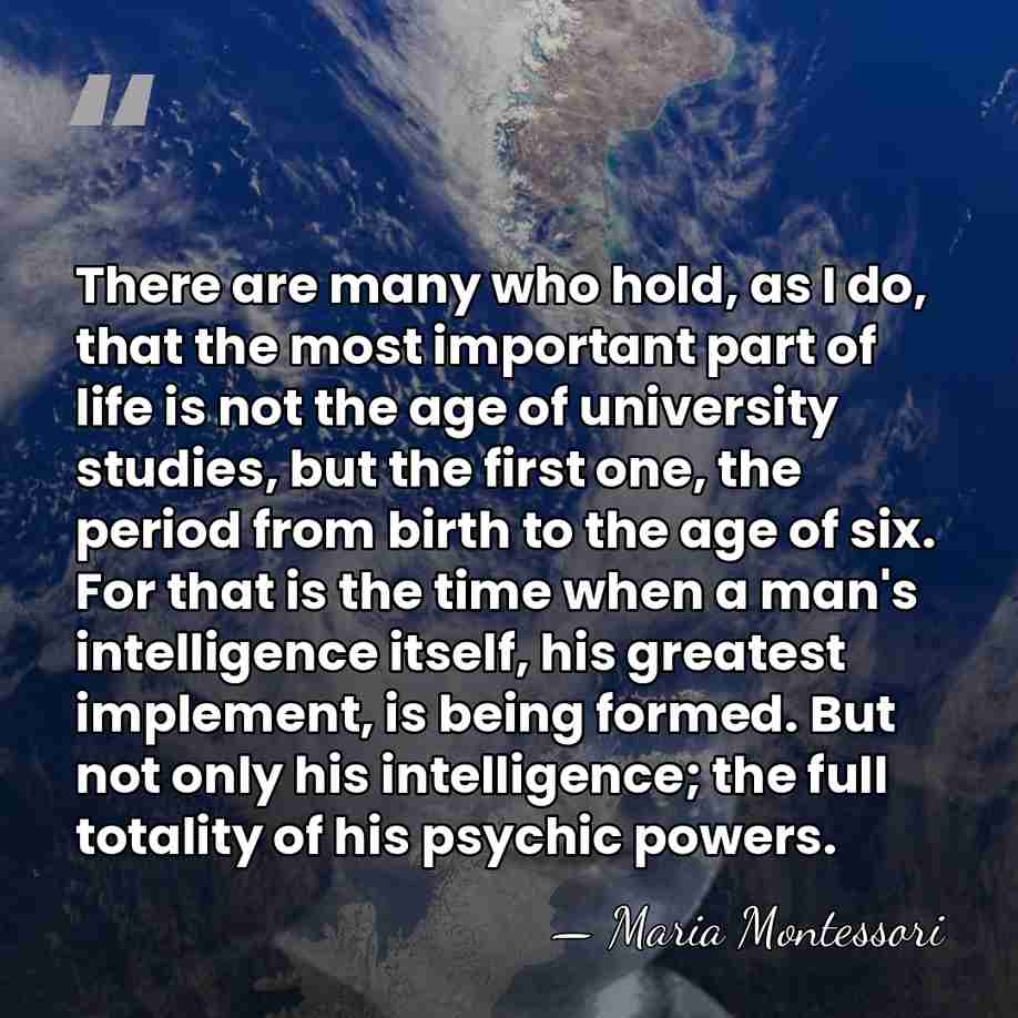 There are many who hold, as I do, that the most important&hellip; - Maria Montessori