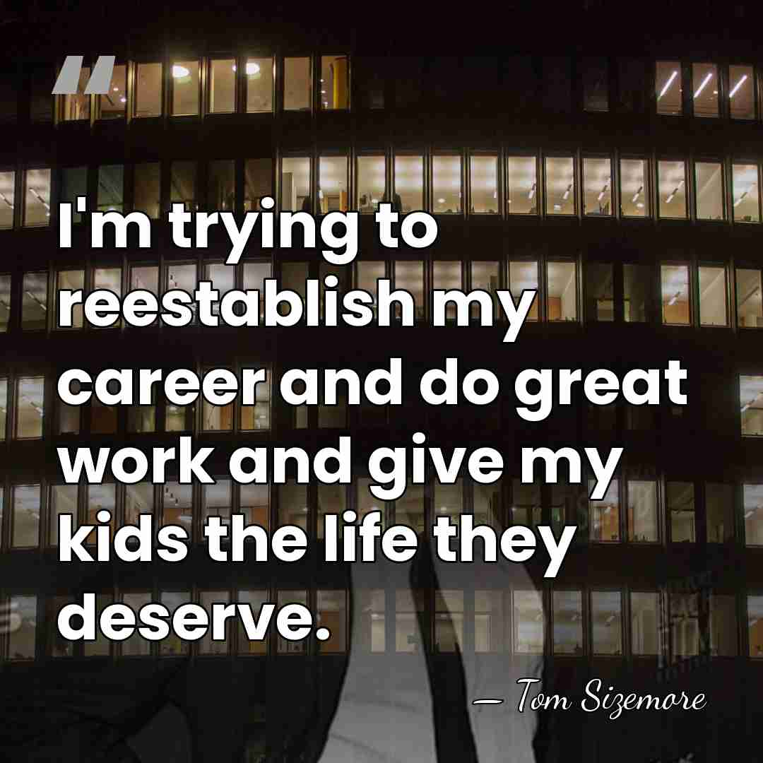 I'm trying to reestablish my career and do great work and give&hellip; - Tom Sizemore