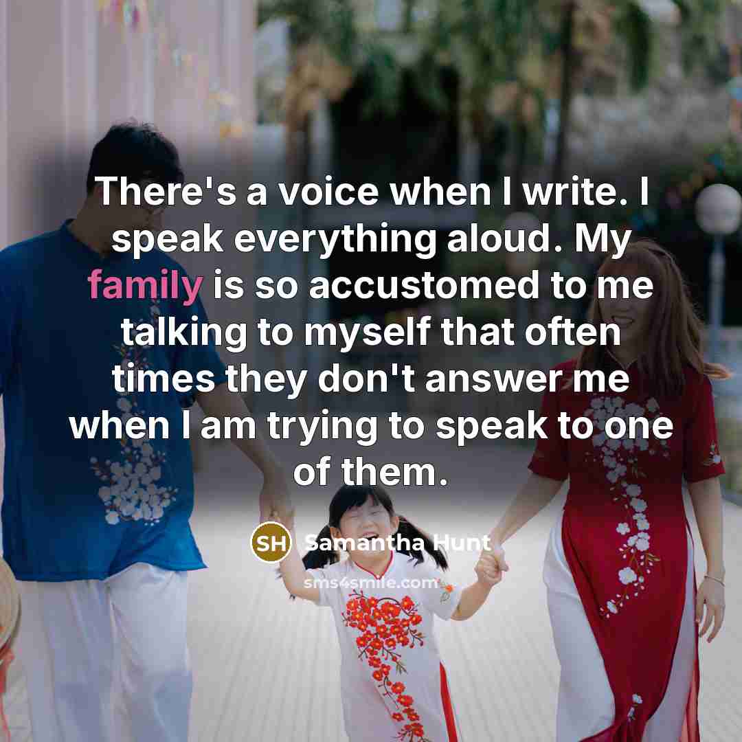 “There's a voice when I write. I speak everything aloud.…” quote by Samantha Hunt