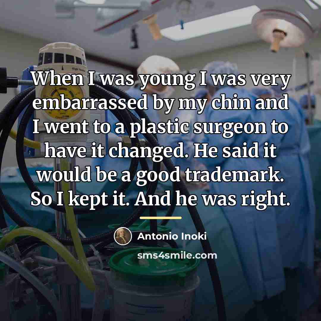 “When I was young I was very embarrassed by my…” quote by Antonio Inoki