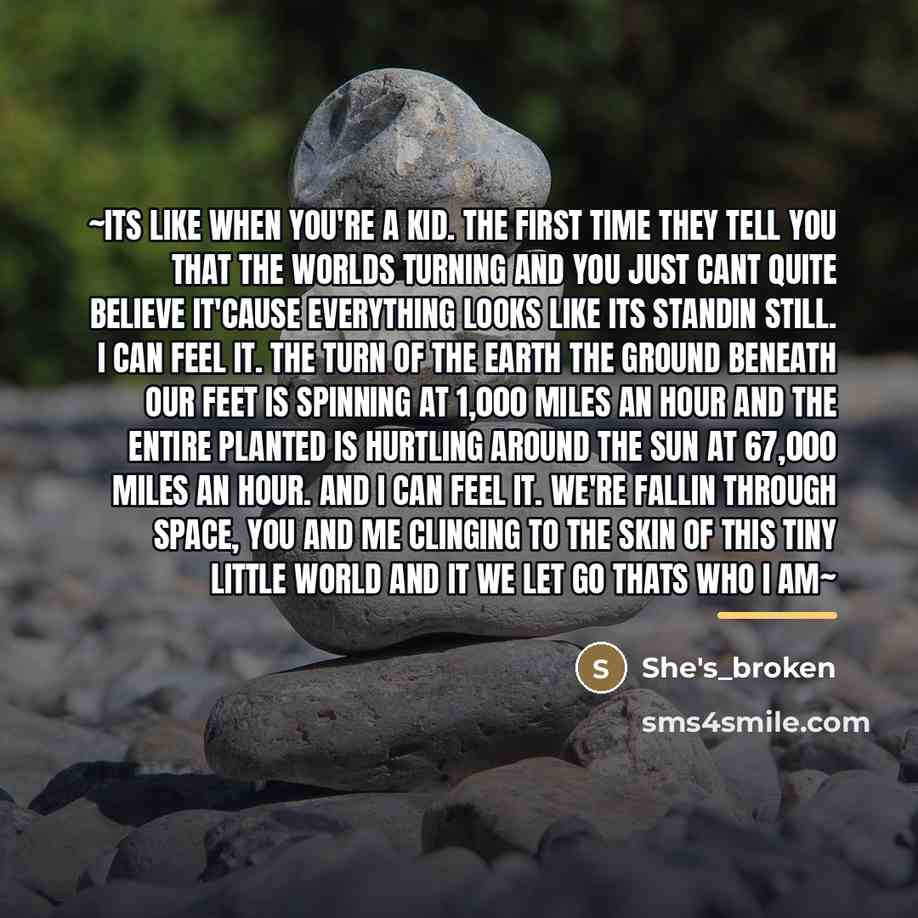 “~its like when you're a kid. the first time they…” quote by She's_broken