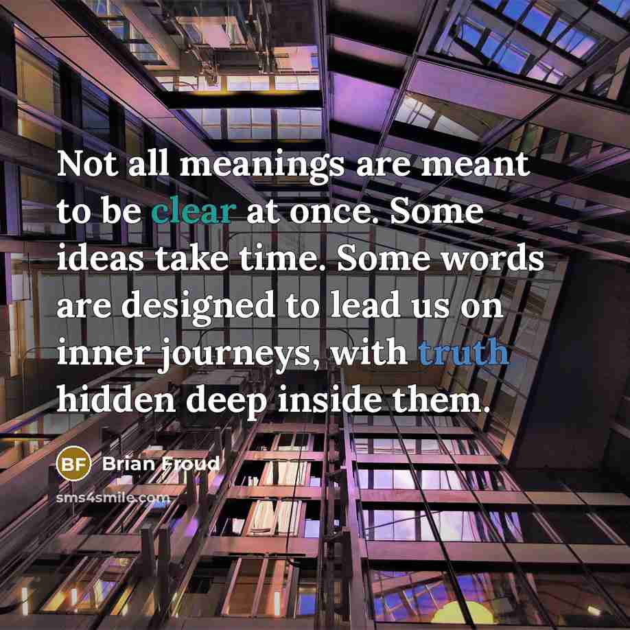 “Not all meanings are meant to be clear at once.…” quote by Brian Froud
