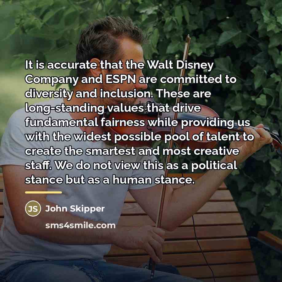 “It is accurate that the Walt Disney Company and ESPN…” quote by John Skipper