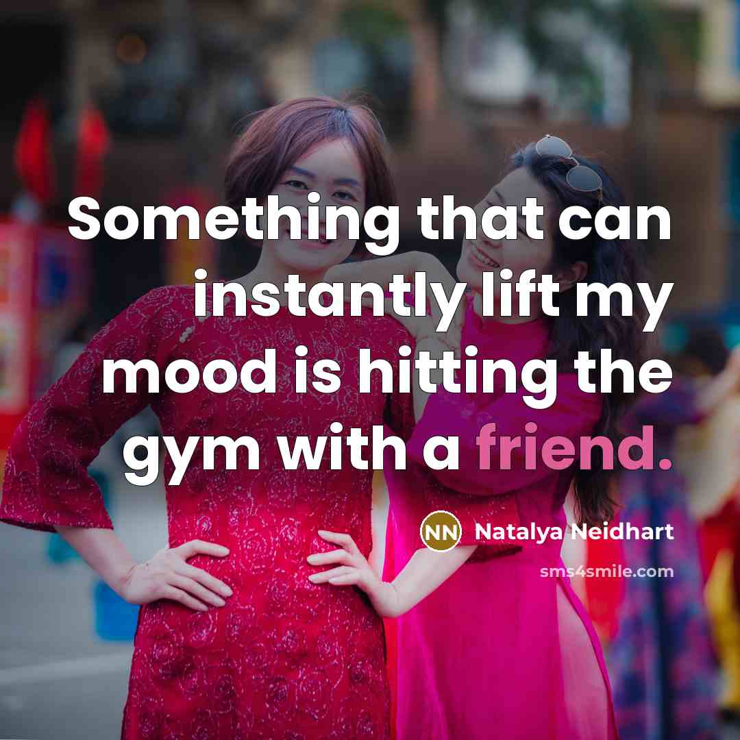 “Something that can instantly lift my mood is hitting the…” quote by Natalya Neidhart