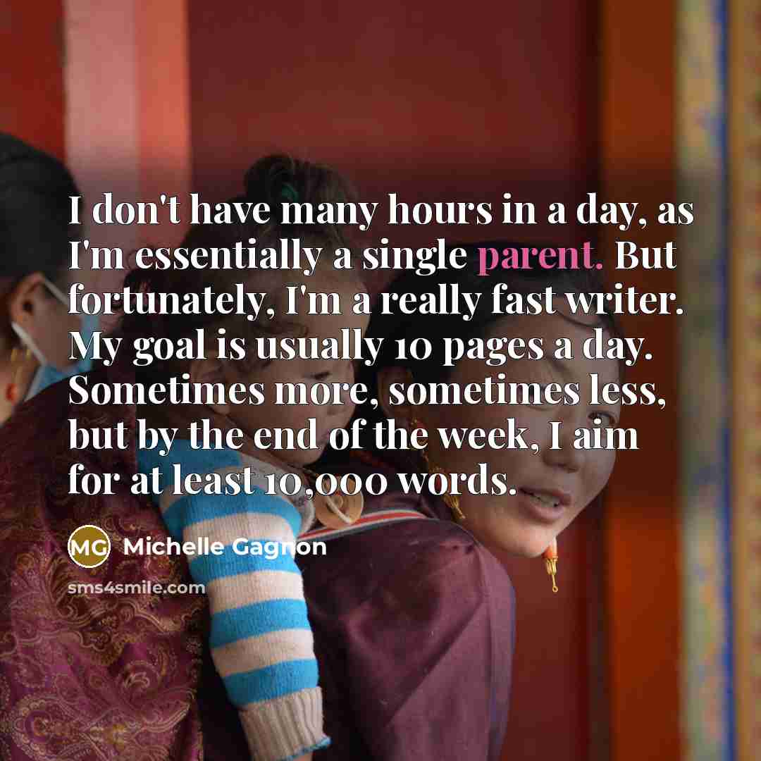 “I don't have many hours in a day, as I'm…” quote by Michelle Gagnon