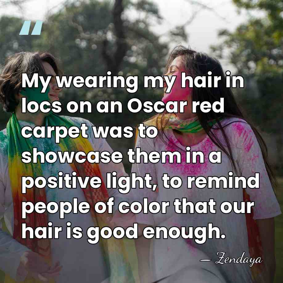 My wearing my hair in locs on an Oscar red carpet was&hellip; - Zendaya