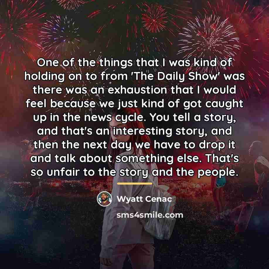 “One of the things that I was kind of holding…” quote by Wyatt Cenac