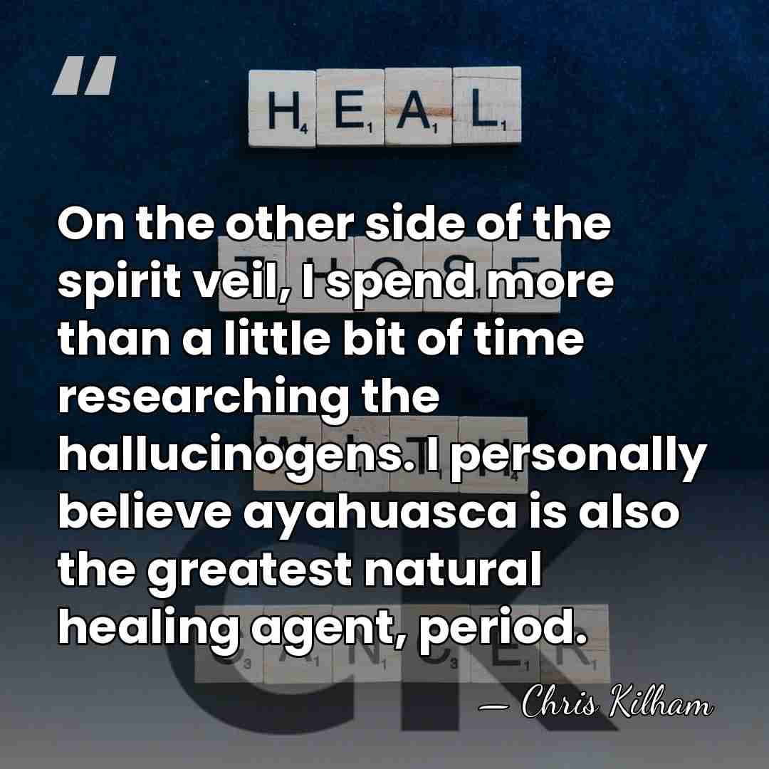 On the other side of the spirit veil, I spend more than&hellip; - Chris Kilham