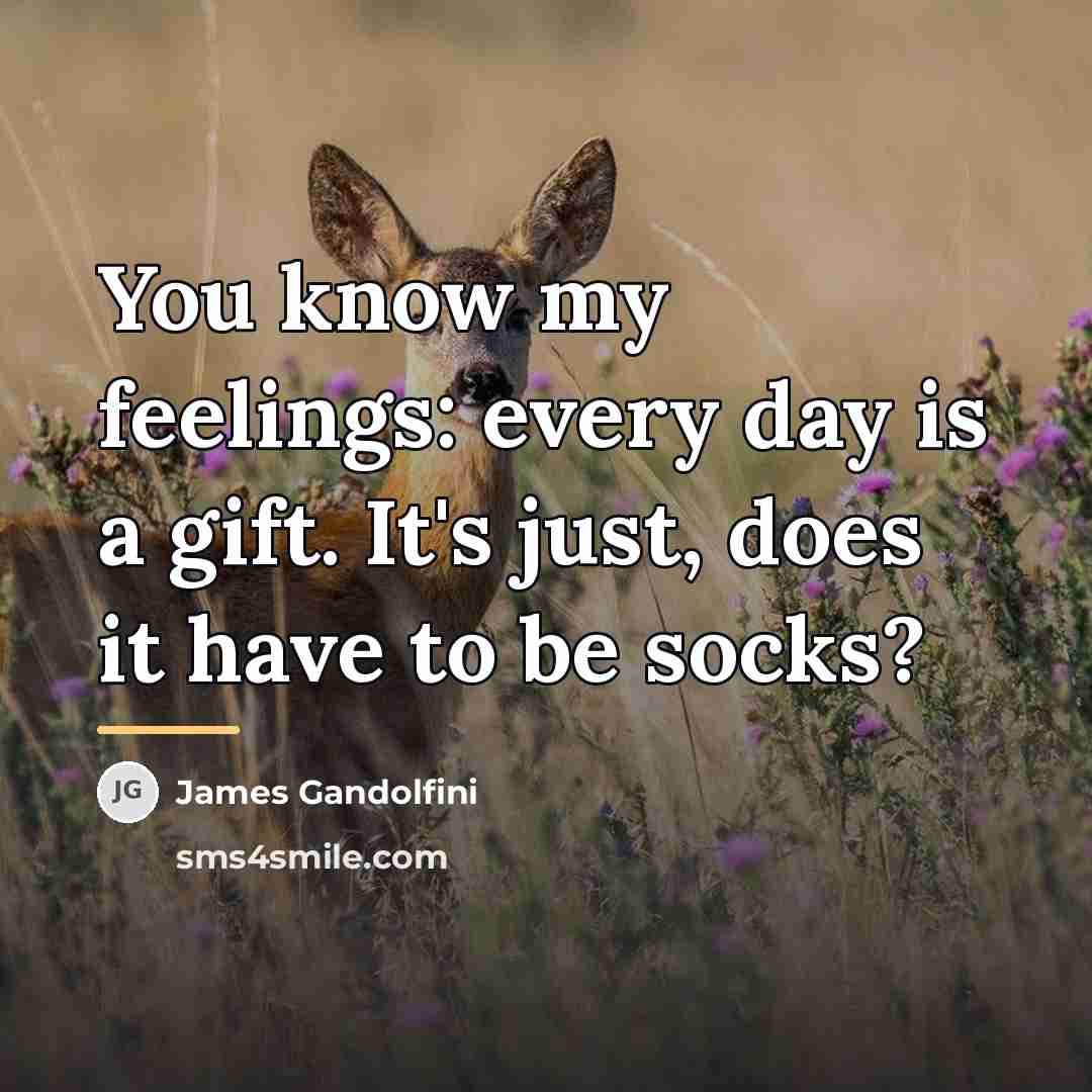 “You know my feelings: every day is a gift. It's…” quote by James Gandolfini