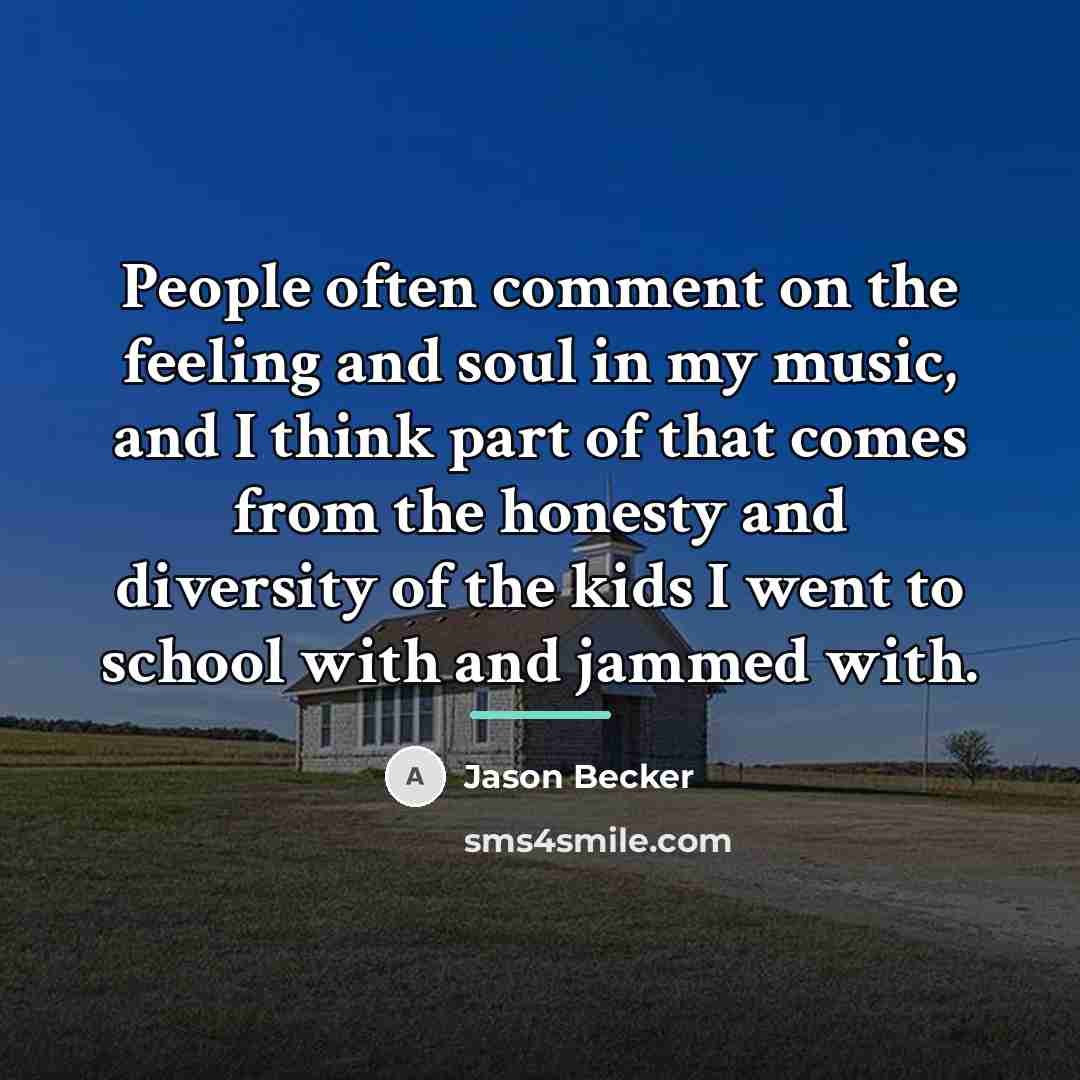 “People often comment on the feeling and soul in my…” quote by Jason Becker