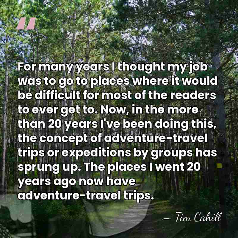 For many years I thought my job was to go to places&hellip; - Tim Cahill