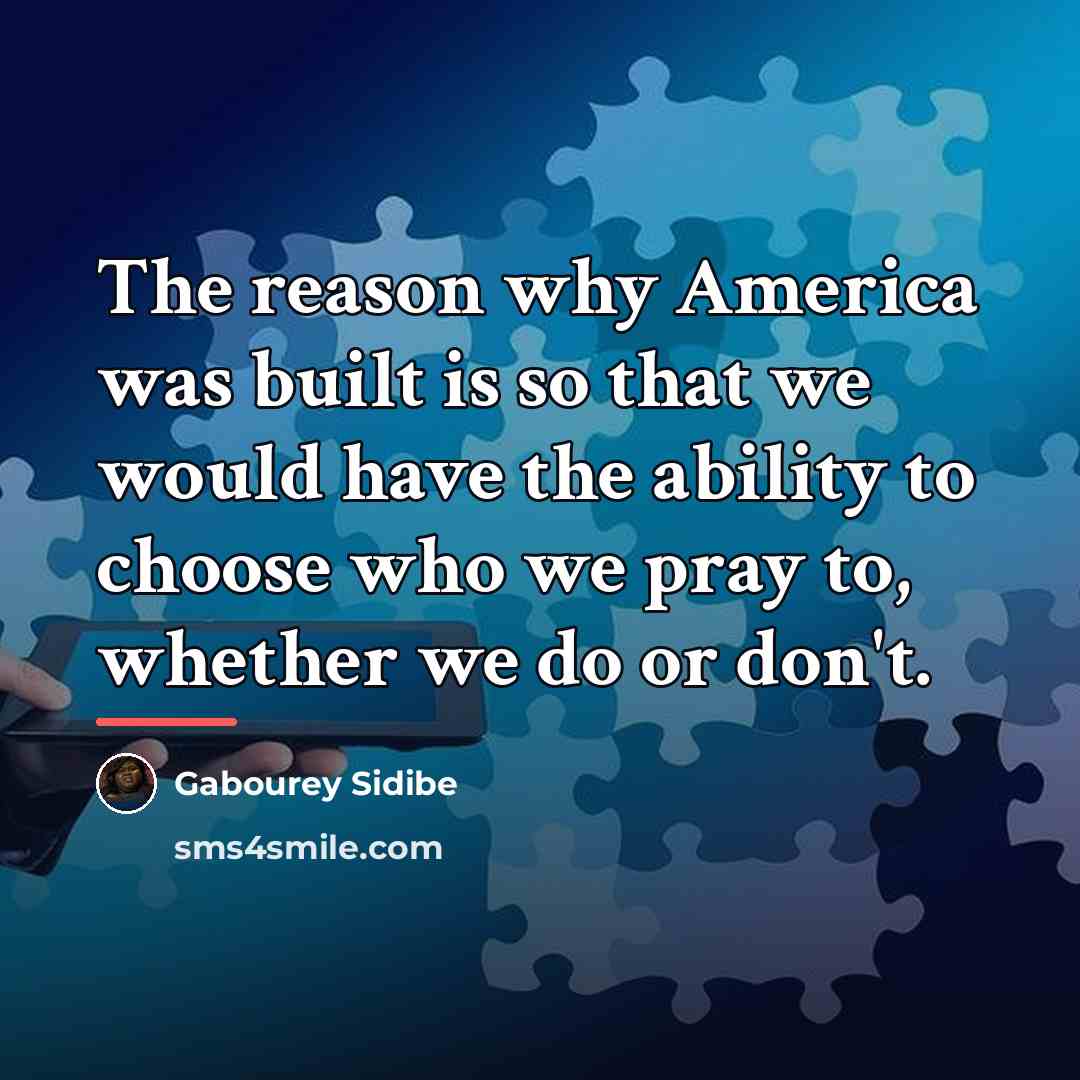 “The reason why America was built is so that we…” quote by Gabourey Sidibe