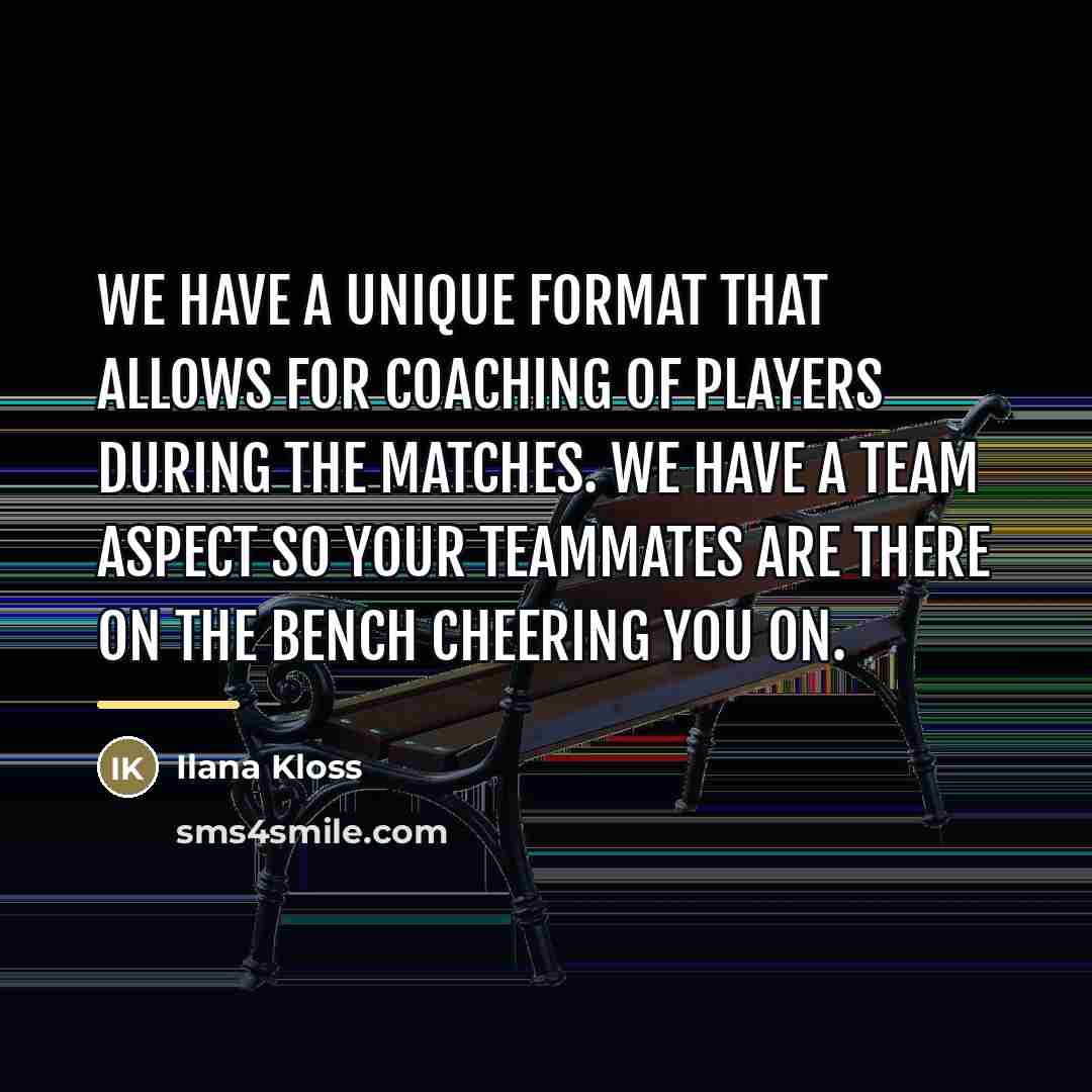 “We have a unique format that allows for coaching of…” quote by Ilana Kloss