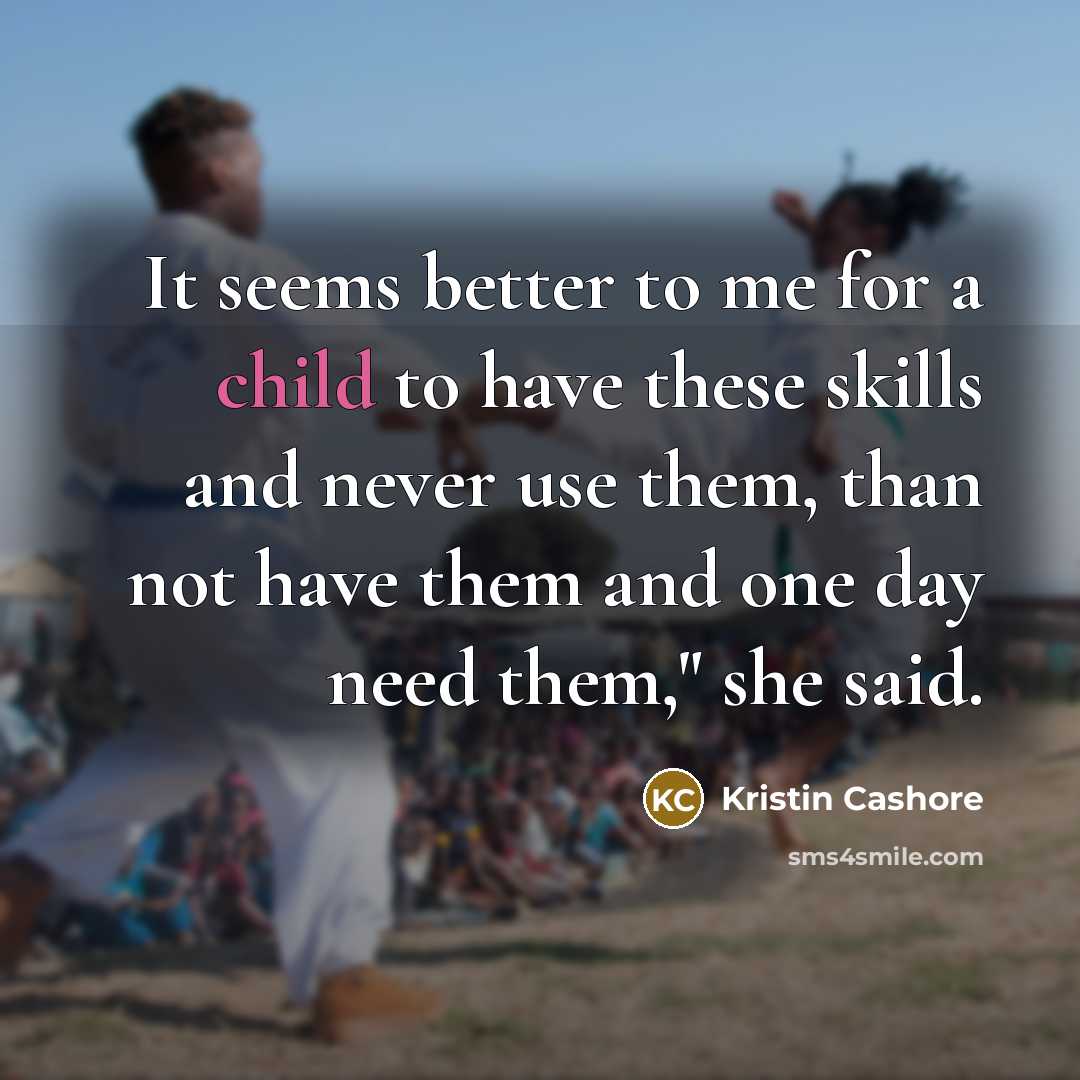 “It seems better to me for a child to have…” quote by Kristin Cashore