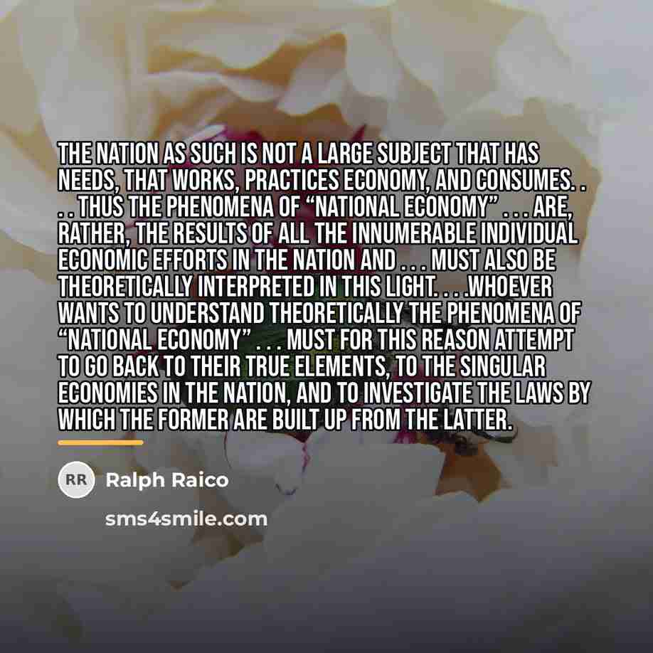 “The nation as such is not a large subject that…” quote by Ralph Raico