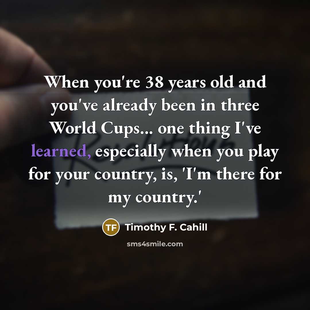 “When you're 38 years old and you've already been in…” quote by Timothy F. Cahill