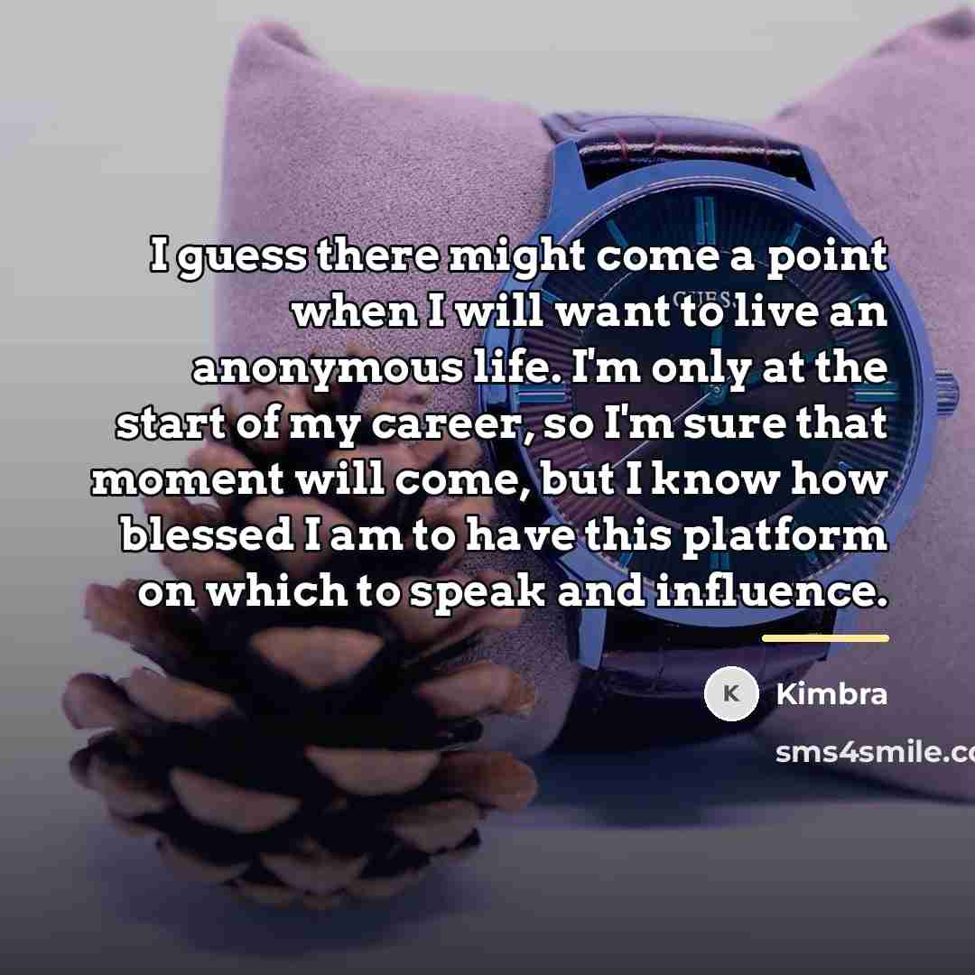 “I guess there might come a point when I will…” quote by Kimbra