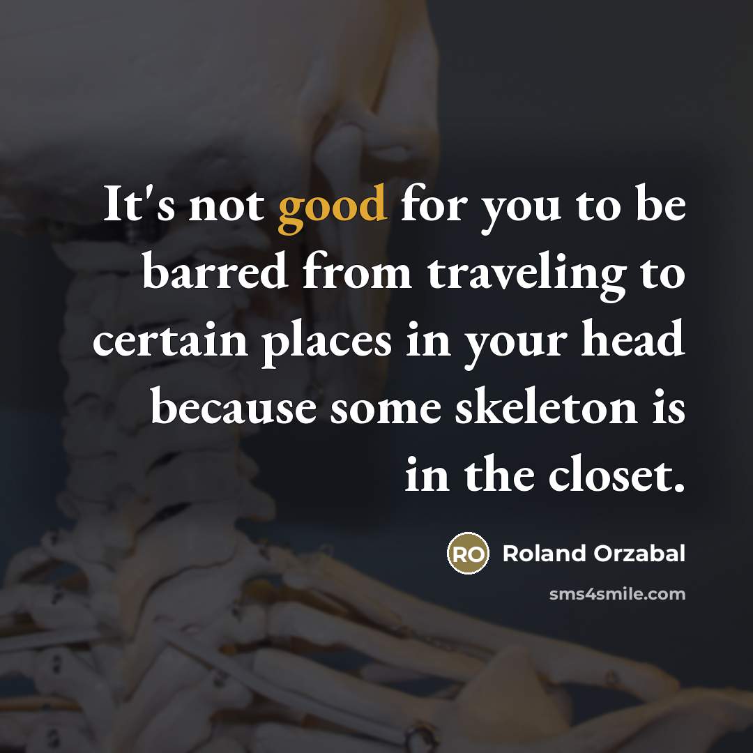 “It's not good for you to be barred from traveling…” quote by Roland Orzabal