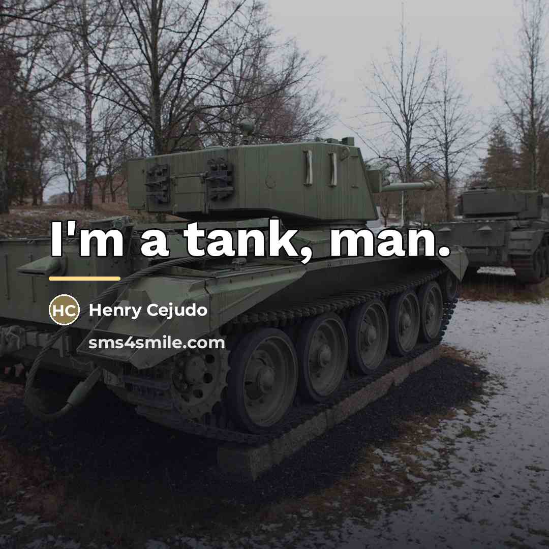 “I'm a tank, man.…” quote by Henry Cejudo