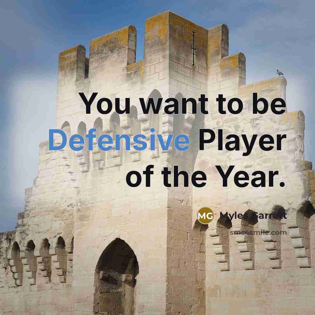 “You want to be Defensive Player of the Year.…” quote by Myles Garrett