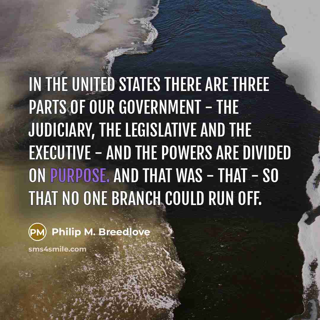 “In the United States there are three parts of our…” quote by Philip M. Breedlove