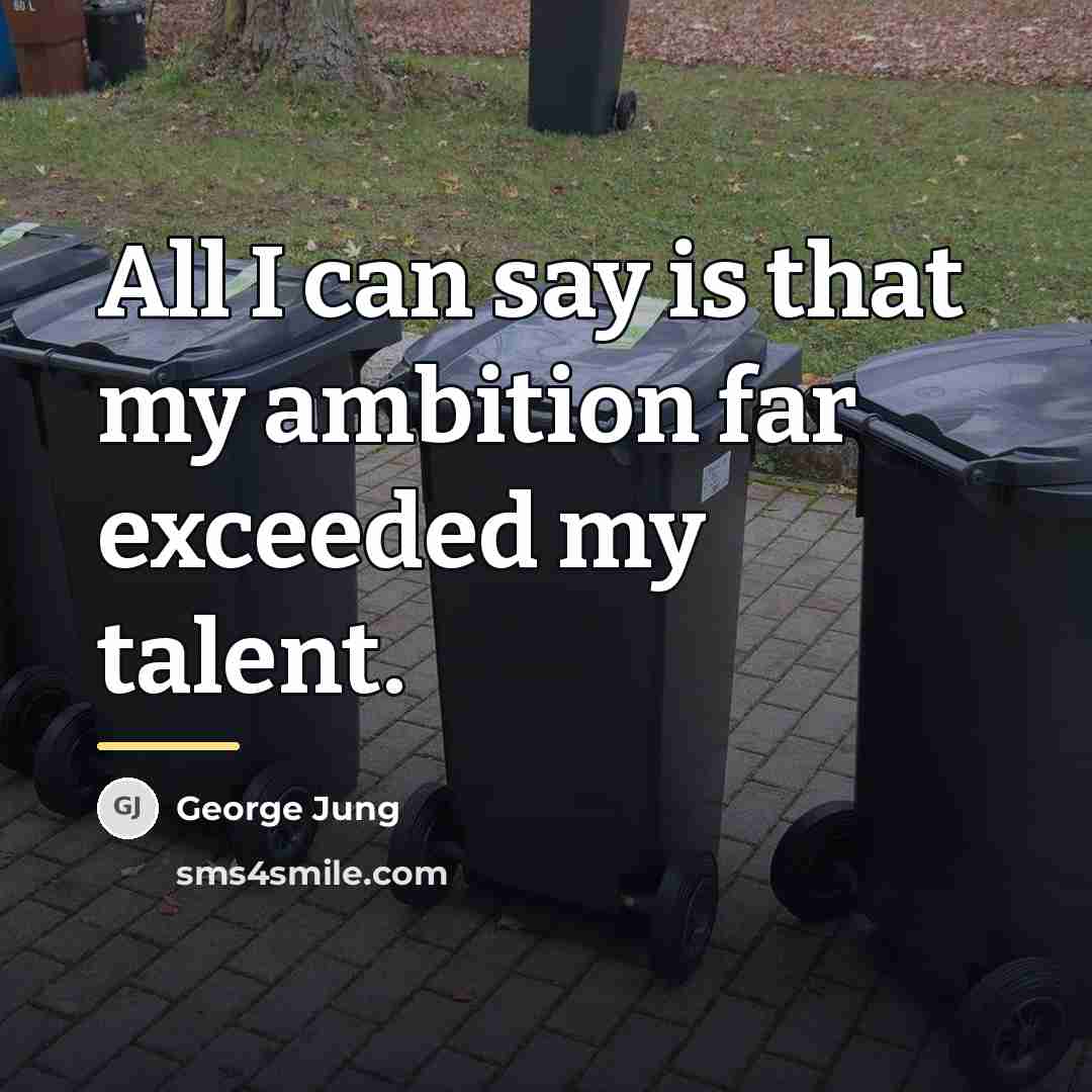 “All I can say is that my ambition far exceeded…” quote by George Jung