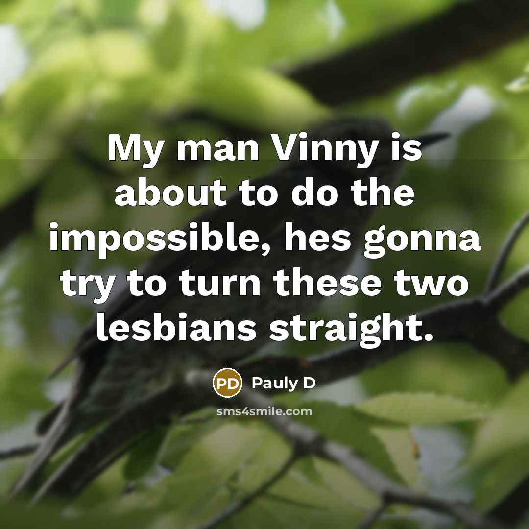 “My man Vinny is about to do the impossible, hes…” quote by Pauly D