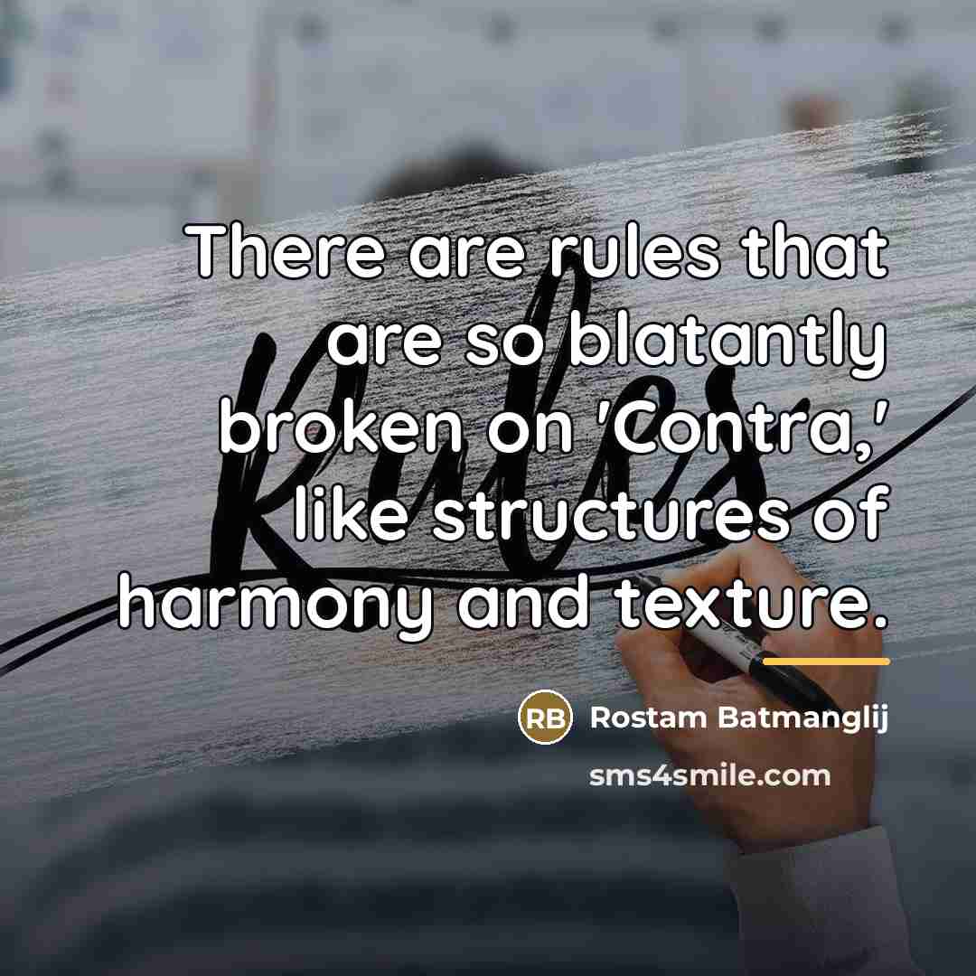 “There are rules that are so blatantly broken on 'Contra,'…” quote by Rostam Batmanglij