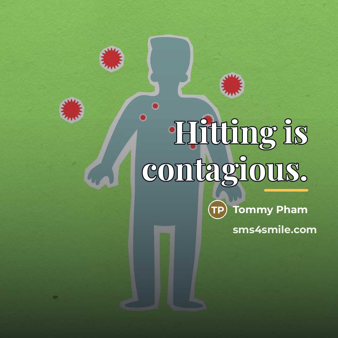 “Hitting is contagious.…” quote by Tommy Pham