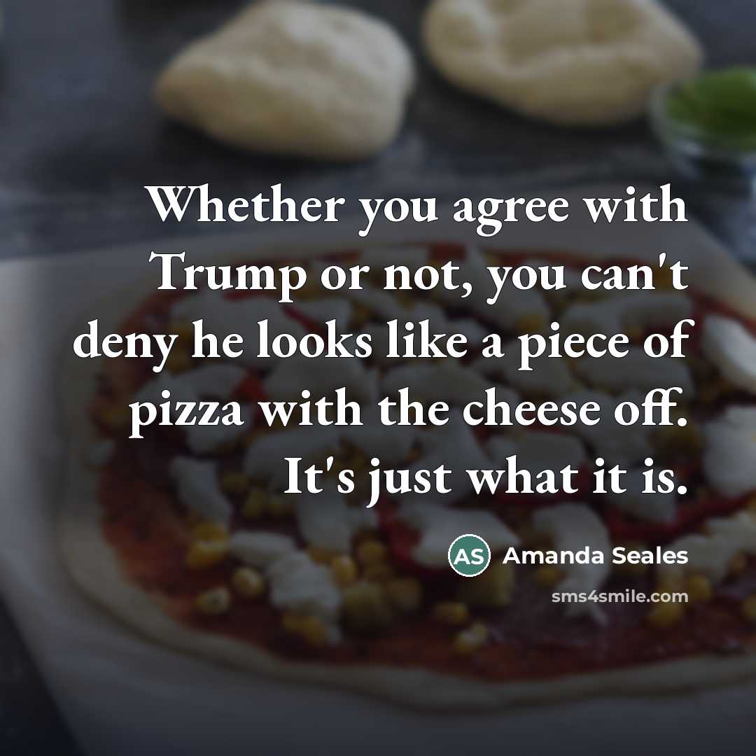 “Whether you agree with Trump or not, you can't deny…” quote by Amanda Seales