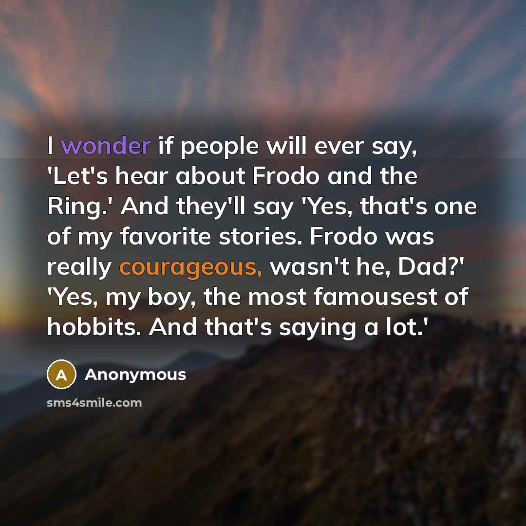 “I wonder if people will ever say, 'Let's hear about…” quote by Anonymous