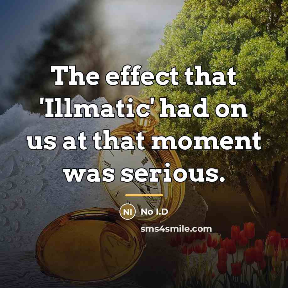 “The effect that 'Illmatic' had on us at that moment…” quote by No I.D