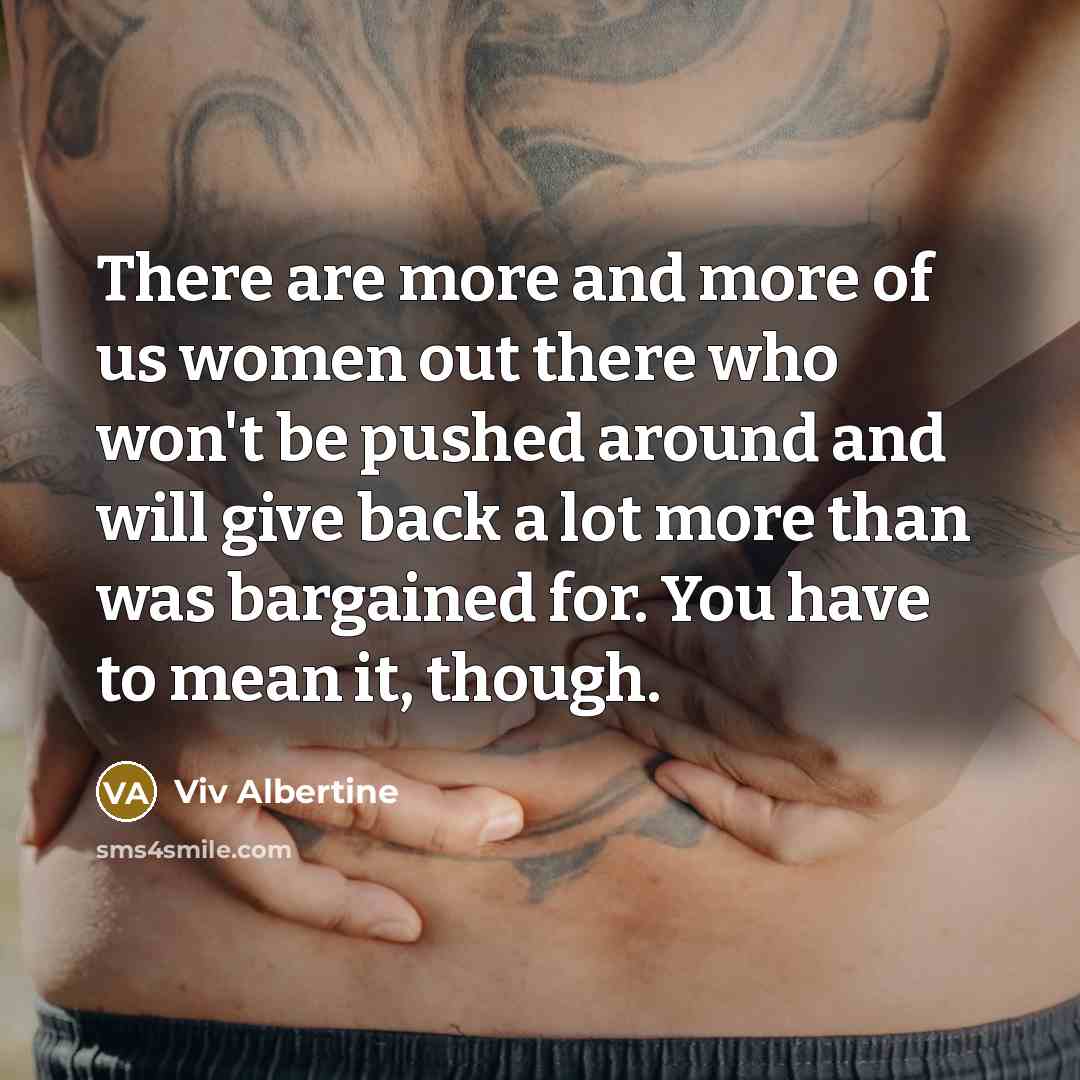 “There are more and more of us women out there…” quote by Viv Albertine
