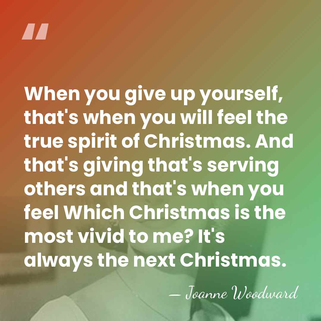 When you give up yourself, that's when you will feel the true&hellip; - Joanne Woodward