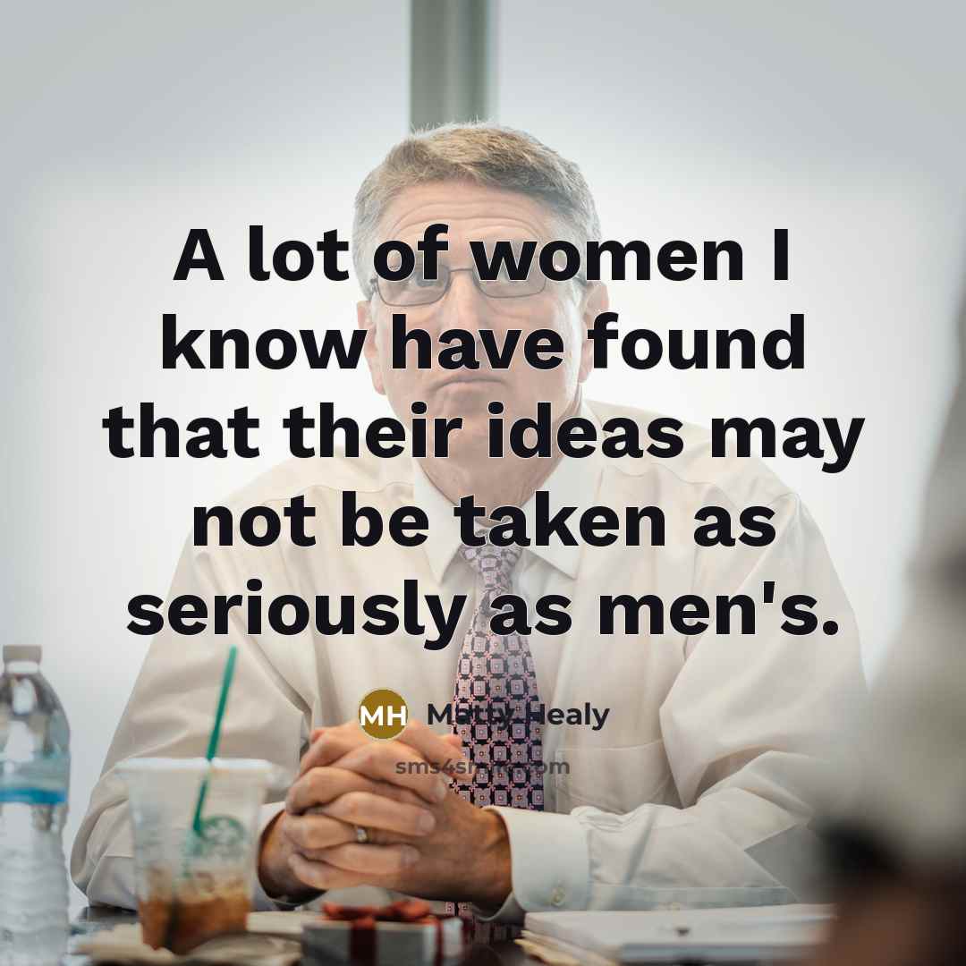 “A lot of women I know have found that their…” quote by Matty Healy