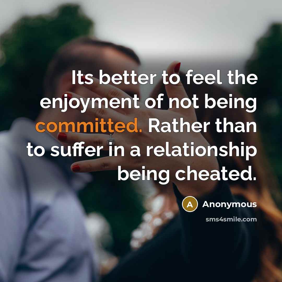 “Its better to feel the enjoyment of not being committed.…” quote by Anonymous