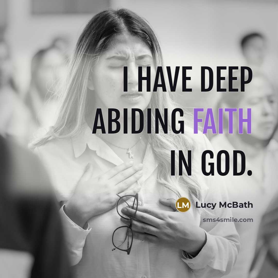 “I have deep abiding faith in God.…” quote by Lucy McBath