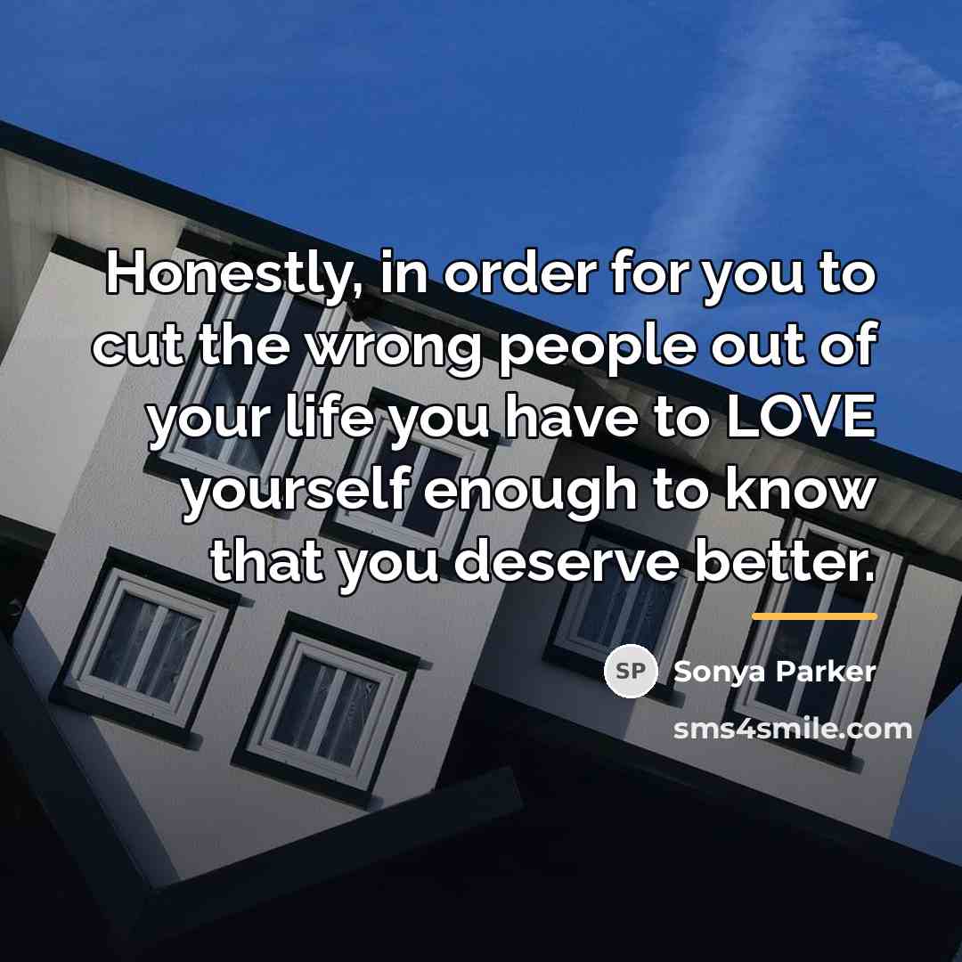 “Honestly, in order for you to cut the wrong people…” quote by Sonya Parker