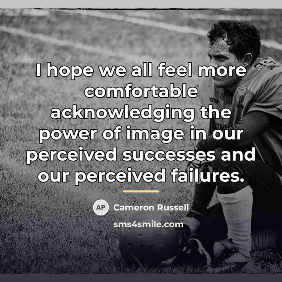 “I hope we all feel more comfortable acknowledging the power…” quote by Cameron Russell
