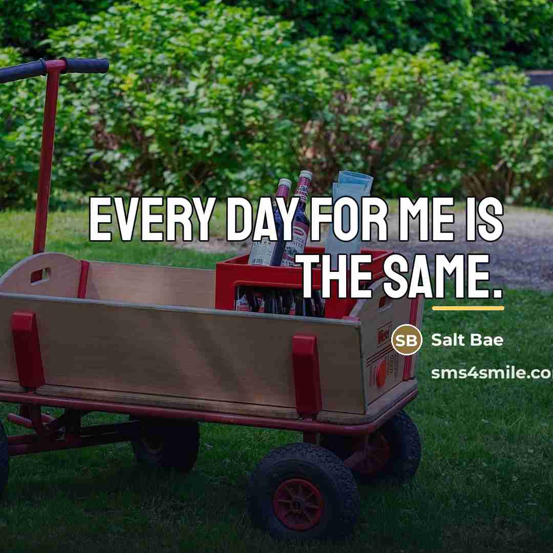 “Every day for me is the same.…” quote by Salt Bae