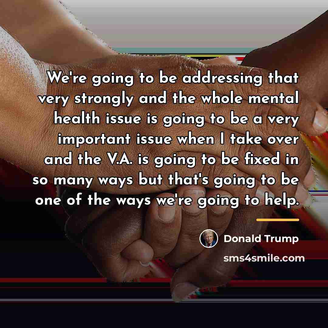 “We're going to be addressing that very strongly and the…” quote by Donald Trump