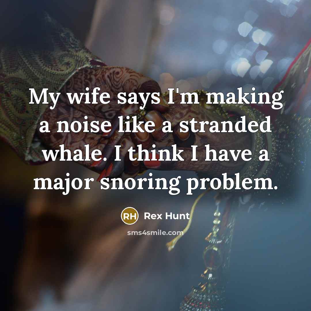 “My wife says I'm making a noise like a stranded…” quote by Rex Hunt