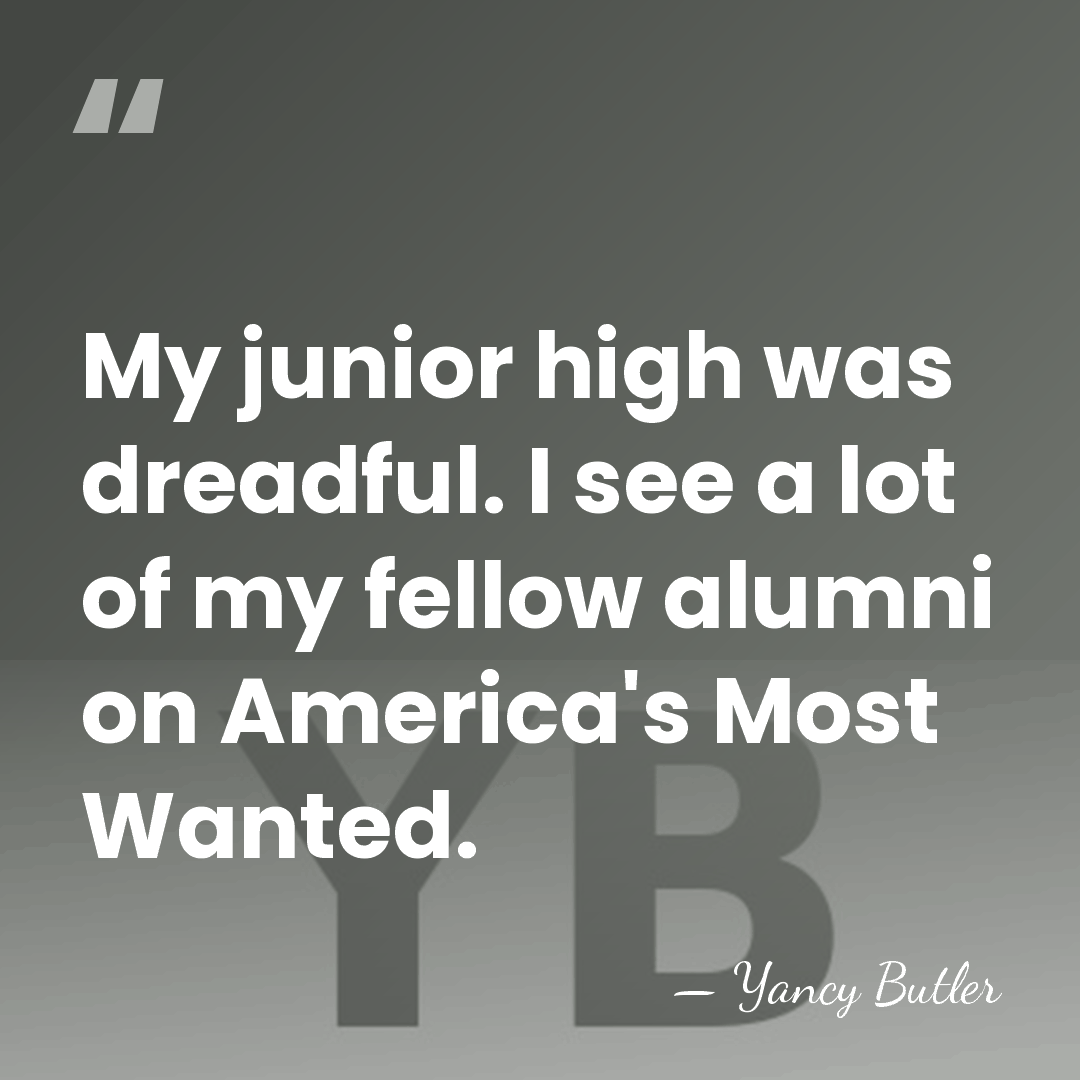 My junior high was dreadful. I see a lot of my fellow&hellip; - Yancy Butler