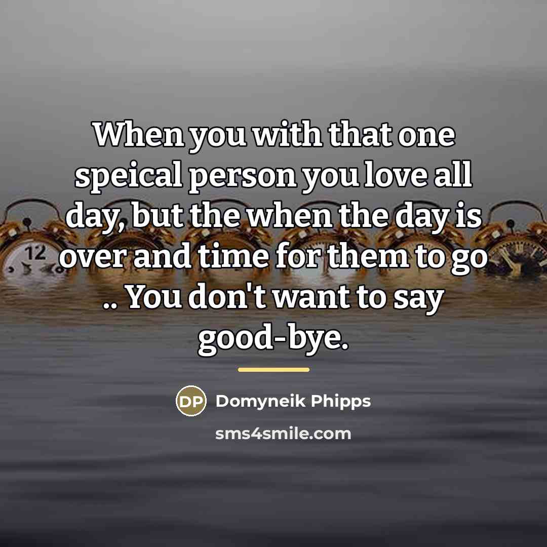 “When you with that one speical person you love all…” quote by Domyneik Phipps