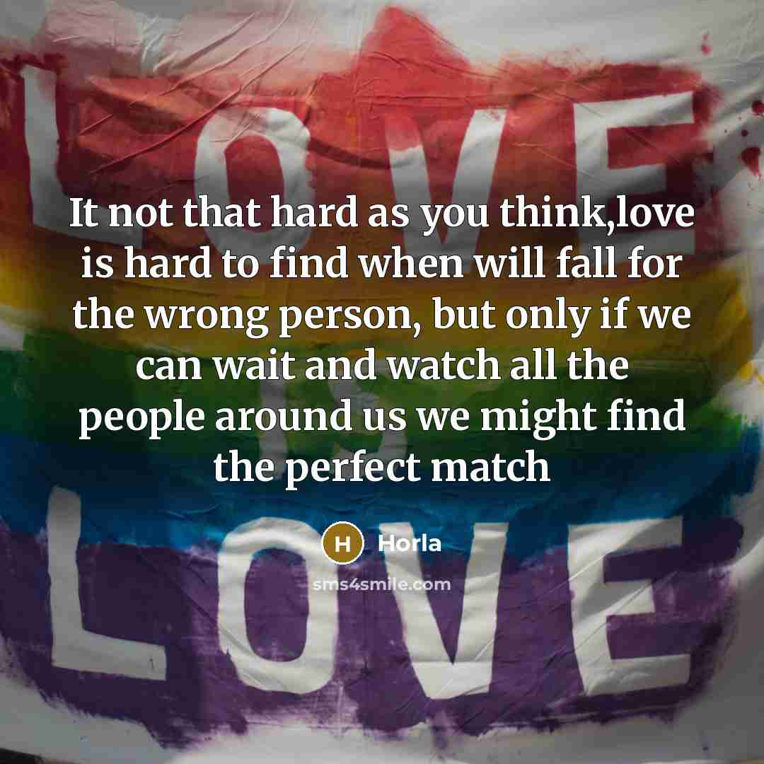 “It not that hard as you think,love is hard to…” quote by Horla