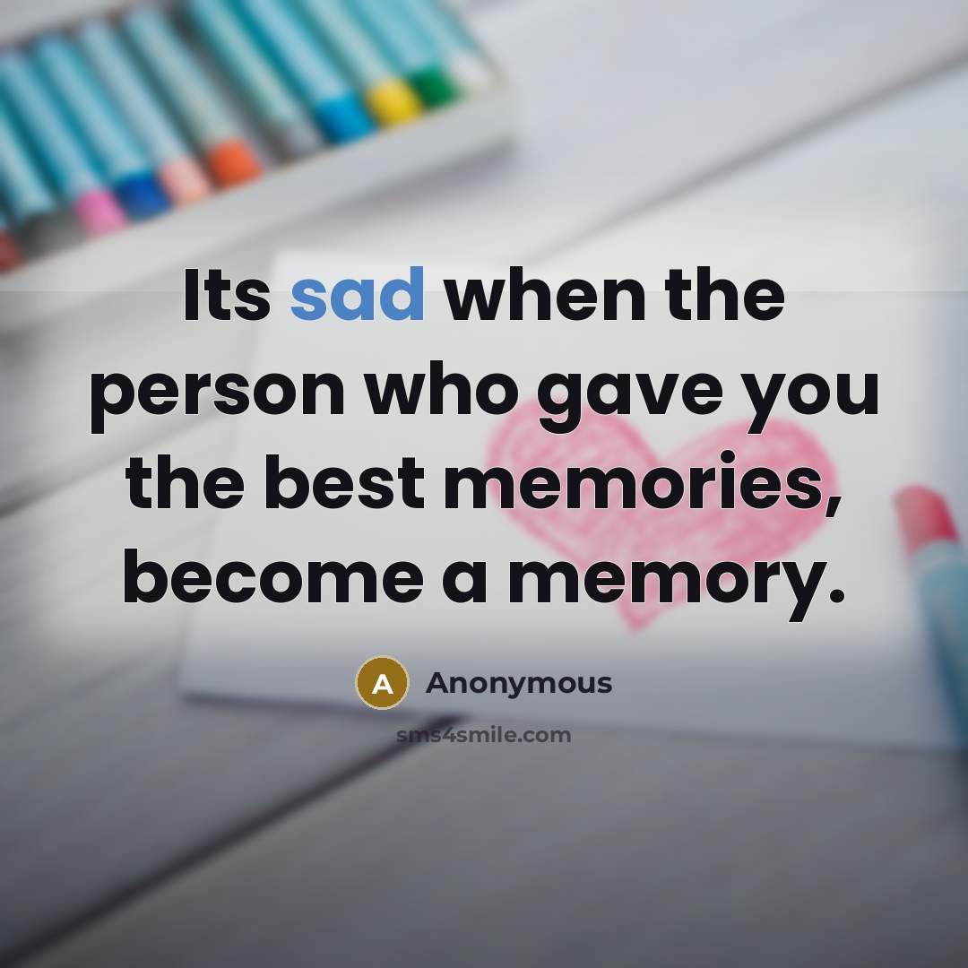 “Its sad when the person who gave you the best…” quote by Anonymous