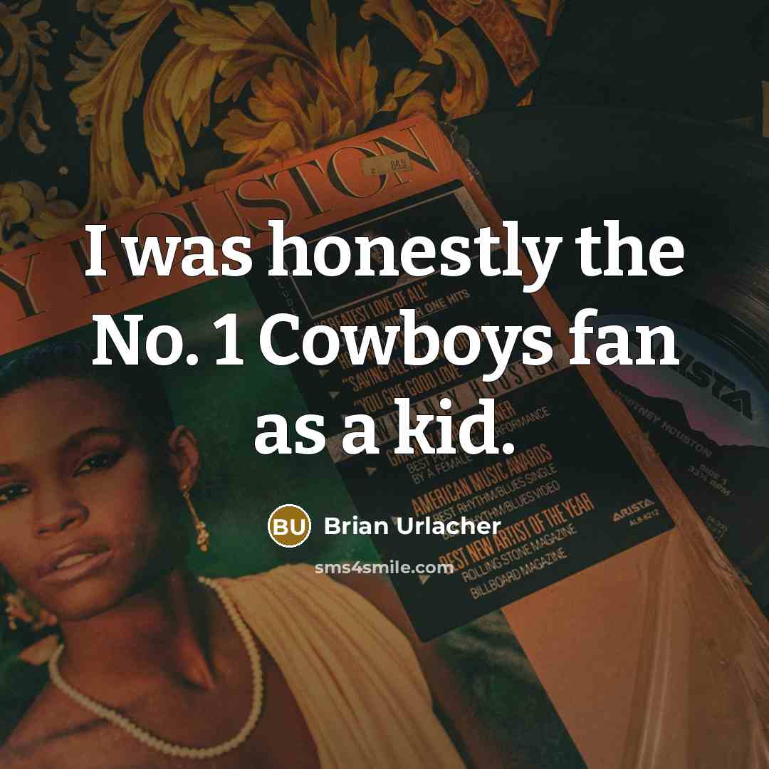 “I was honestly the No. 1 Cowboys fan as a…” quote by Brian Urlacher