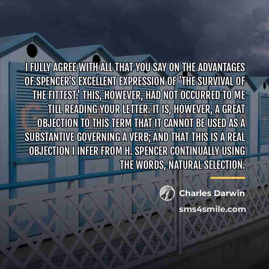 “I fully agree with all that you say on the…” quote by Charles Darwin